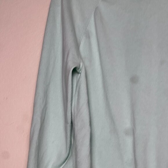 J.Crew Cashmere Blend Cotton Sweater Women S Blue Pullover Minimal Prep Warm - Picture 9 of 12